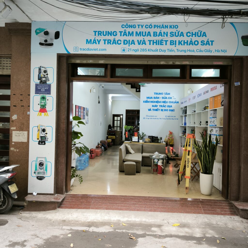 Showroom máy toàn đạc Trắc Địa KIO